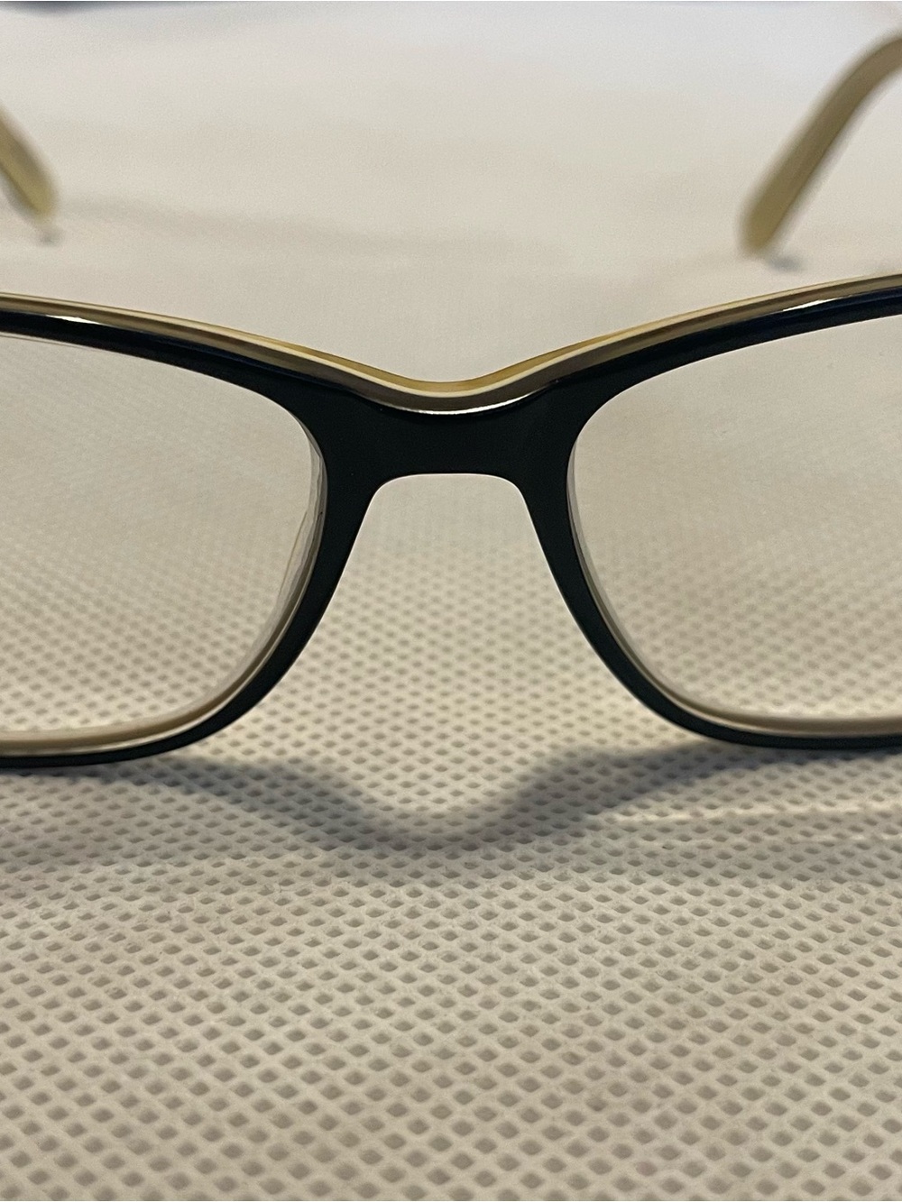 Jill Stuart Eyeglass Frames 53-14-135 Black Gold AS-IS